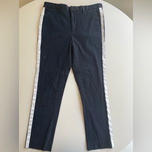 Topman blue chinos with white side stripe size 32 regular
